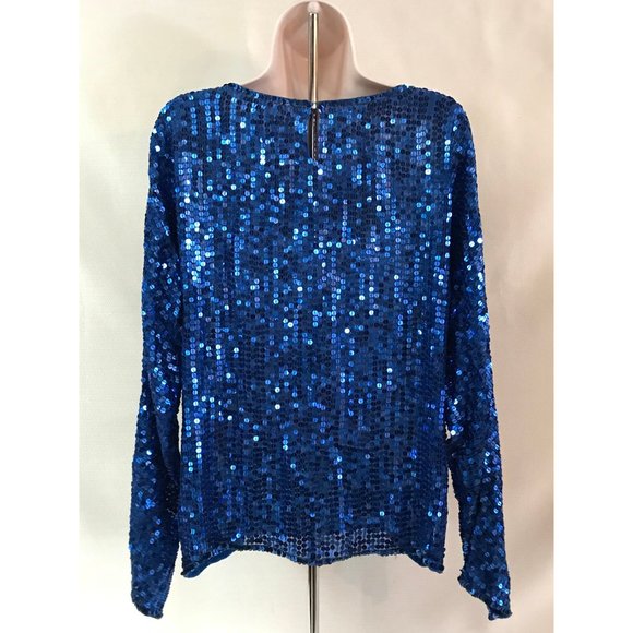 Blue Sequin Tunic - Picture 3 of 3